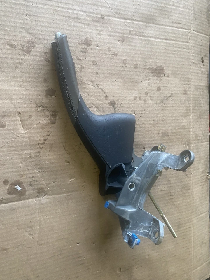 1997-04 Porsche Boxster 986 Emergencia Estacionamiento Freno Manija Palanca Cuero OEM Foto 3 de 4