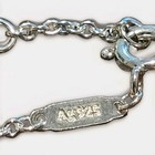 Tiffany & Co 18K Rose Gold Silver 1837 Interlocking Circles Pendant Bracelet  — photo 2
