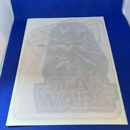 Original 1977 Star Wars T Shirt Iron On Transfer Unused Darth Vader X Wing - Picture 3 of 4
