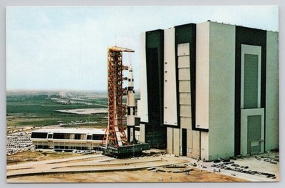 NASA Kennedy Space Center Saturn V VAB Rollout Apollo Program Postcard