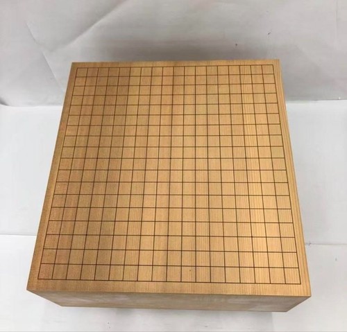 Japanese Wooden Go-Board Goban with Black, White Go-Stone & Wood Bowl USED F/S - Picture 4 of 10