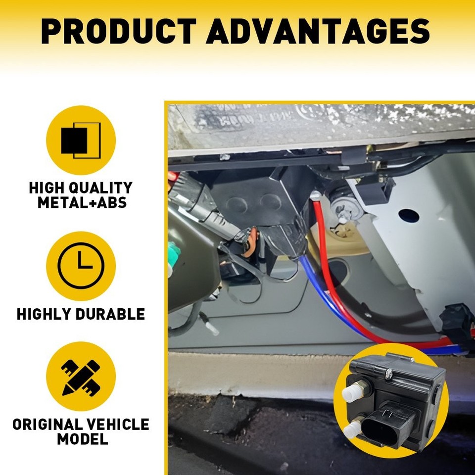 For Bmw F07 Gt F11 F15 Air Suspension Valve Block & Compressor Solenoid ...