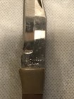 Vintage Switchback 7” Stainless Steel Knife W/ Wood And Brass Handle — photo 5