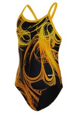 Sporti Thin Strap Girls' Athletic One-Piece Swimsuit &ndash; Graphic Design Competi...
