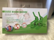Badge Making Machine 32mm 1.25 in for Round inch , Green, Crafts And Gifts