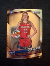 2025 Panini Prizm WNBA Lucy Olsen Rookie Variation (RC) #145 V Washington Mystic