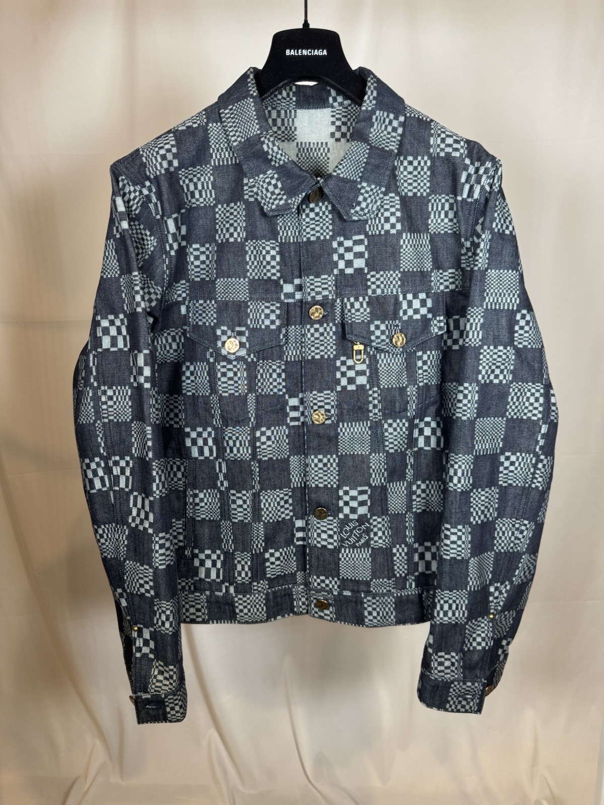 Louis Vuitton Distorted Damier Demin Jacket