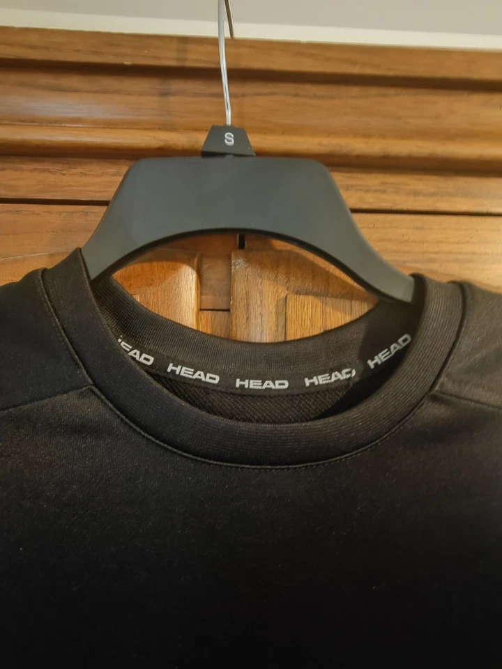 Head Reflective Winter Heat Crew Neck Long Sleeves Top Men’s Black Small New - Image 4 of 4