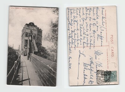 Postkarte - King Charles Tower Chester Stadtmauer 1904 POSTED