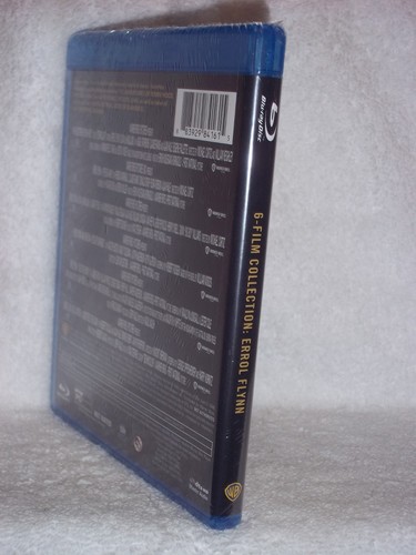 Errol Flynn 6 Movie Collection (Blu-ray, 2025) SeaHawk Santa Fe Trail classic - Picture 2 of 3