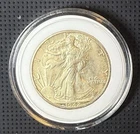 1942-D Walking Liberty Silver Half Dollar GEM BU *UNCIRCULATED* Toned