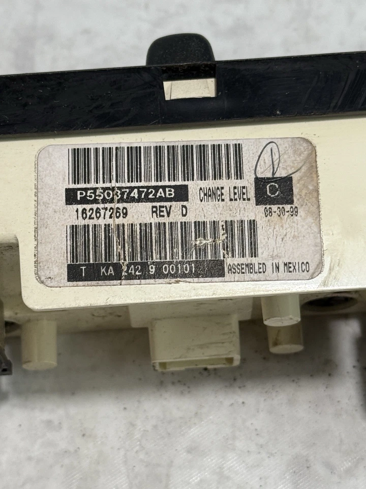 Jeep Wrangler 99-05 Heater Temperature Climate Control Unit OEM 55037472AB Foto 4 de 4