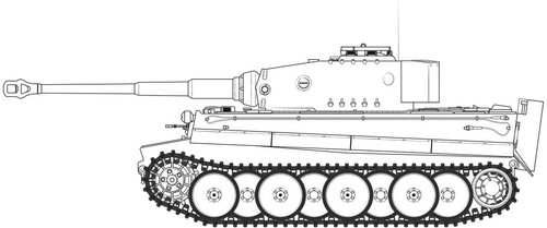 Airfix Tiger I 'Mid Version' 1/35 Scale Static Model Tank Kit WW2 New UK A1359 - Picture 2 of 2
