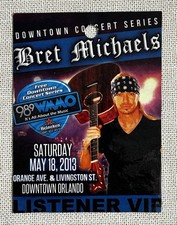 Bret Michaels WMMO Downtown Concert Series 2013 Orlando VIP Laminate Heineken