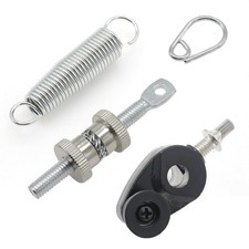 1 Set Bass Drum Foot Pedal Tension Spring Cam Assembly with Spring Cam Pulley an