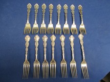 Scrap Lot of 668 Grams of CLEAN GORHAM Sterling Silver FORKS 15 Pieces