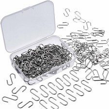 150 Pieces Mini S Hooks Connectors Metal S-Shaped Wire Hook Hangers