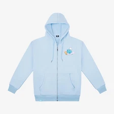 Milk Mocha Bear: Blue Clouds Snapshot Hoodie - M