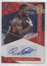 2019 Panini Donruss Elite Rookie Red 97/99 Qadree Ollison #RA-QO Auto 0f6d