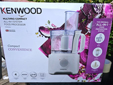 Kenwood MultiPro Compact All-In-1 Food Processor 800W 2.1L White FDP301WH Boxed