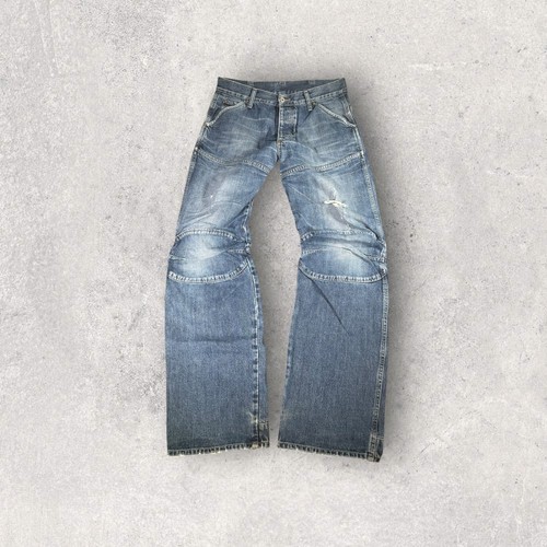 Vintage G-Star Raw Elwood Loose Double Knee Jeans Mens 32x34 Distressed