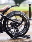 MOTORCYCLE Thornton Hundred Bobber Tire Lettering Sticker SET 0.75" White 8pcs