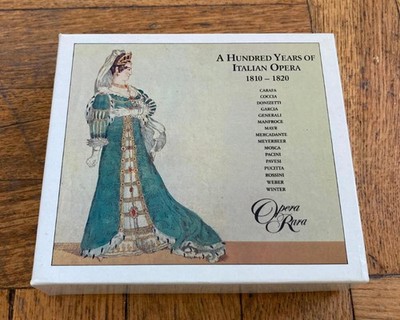 A Hundred Years of Italian Opera 1810-1820 Opera Rara (3 CD Set, 1989) Parry