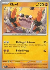 Klawf Uncommon SV04: Paradox Rift 105/182 NM Normal