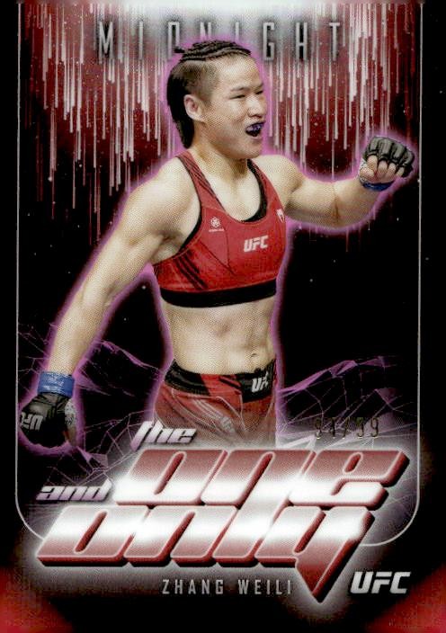 2024 Topps Midnight UFC #TO-28 Zhang Weili The One and Only Twilight 94/99