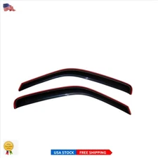Professional Quality In-Channel Window Deflectors - Chevy Express/GMC Savana Fit