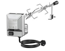 Onlyfire BRK-6031 Universal BBQ Rotisserie Kit Chromed Roast Spit 90cm NEW