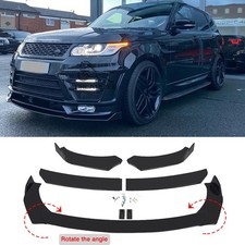 für Land Rover Range Rover Frontspoilerlippe Frontlippe Spoiler Glanz Schwarz