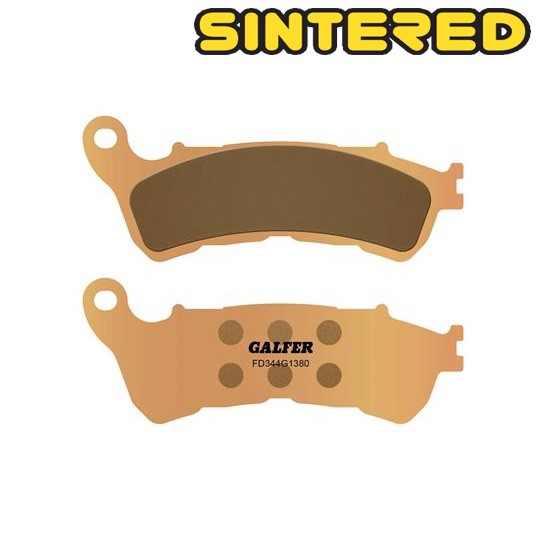 Bremsbelag 54 Galfer FD344 G1380 Passend Vorne Honda 125 SHI 09-/Burgman 07-/Sil-image