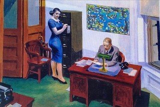 tableau Atelier JFG Hopper Pollock réalisme contre abstraction dripping