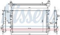 Nissens MotorküHler WasserküHler 62023A FüR B5Y Ford Mondeo B4Y Bwy 3 Turnier