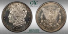 1880-S Morgan Silver Dollar $1 - San Francisco Mint - CAC Unc. Details - Cleaned