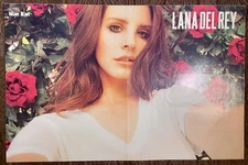 Lana Del Rey Fold-Out 4-Sided Poster Eastern European Fan Magazine 2014 Rare #13