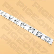 Chrome Door Emblem For Silverado Letter 1500 2500 3500 Rear Replacement 3D Decal