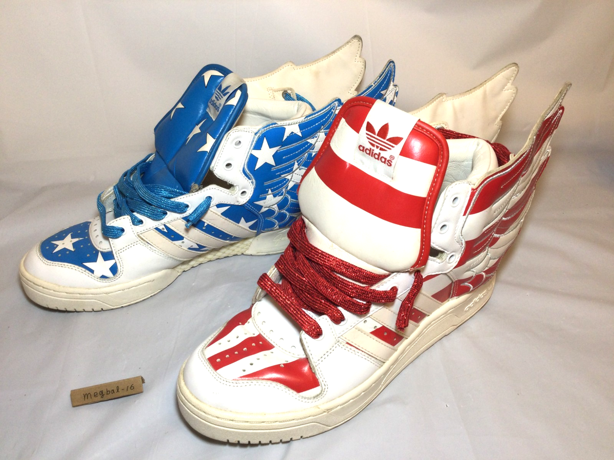 Adidas x Jeremy Scott Sneakers Stars and Stripes American Men's