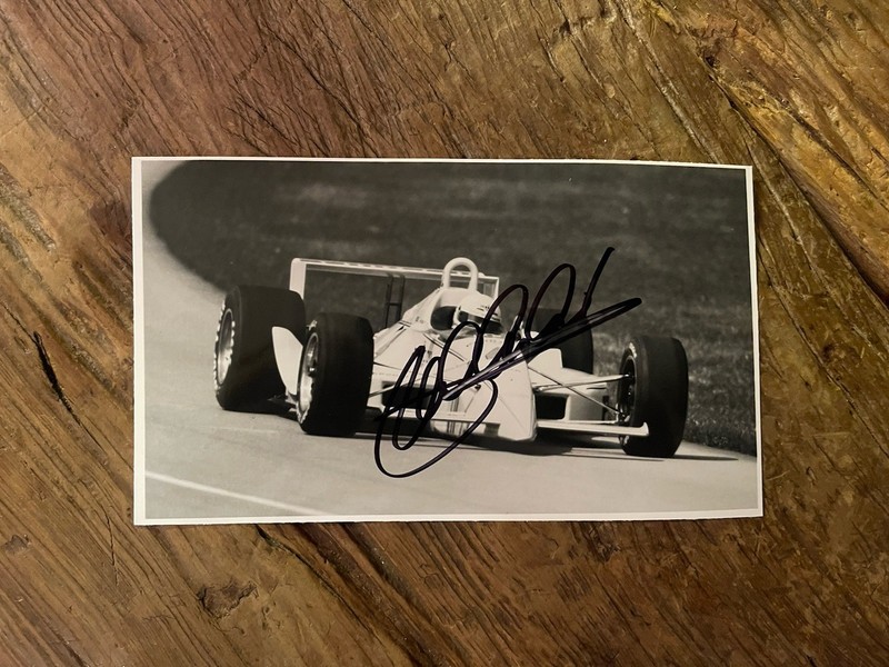 Andretti Racing Team- John Andretti, Hand Signed 4X6 Photograph. Rare