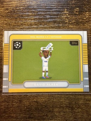 2025-26 Topps UEFA Club Competitions 8Bit Shots 8B-1 David Alaba, Real Madrid C.