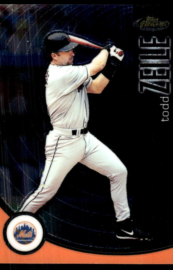 Todd Zeile 2001 Finest #86 Mets FREE SHIPPING StackedPacks