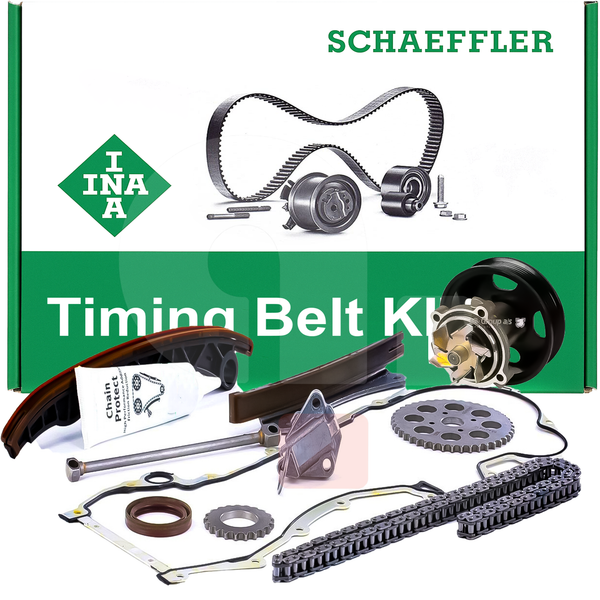 Set Vertrieb + Wasserpumpe Ina FüR Opel Agila Astra Combo 1.3 Cdti-image