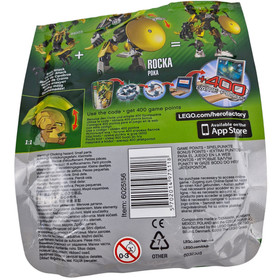 Lego Hero Factory ROCKA 44002 100% Complete Foil Pack Manual Ret 2013 6-12 yr Vg