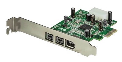 3 Port 2b 1a 1394 PCI Express FireWire Card Adapter - 1394 FW PCIe FireWire 800
