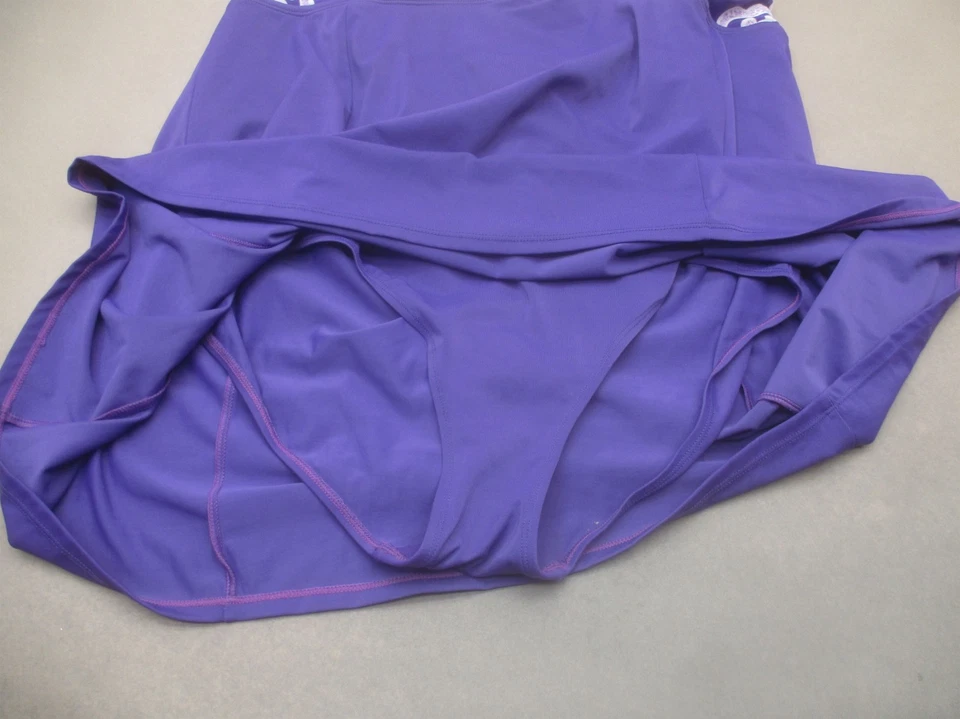 Купальник цельный Jaclyn Smith размер 24 Вт фиолетовый цветочный беспроводной с подкладкой 10S - Изображение 3 из 4