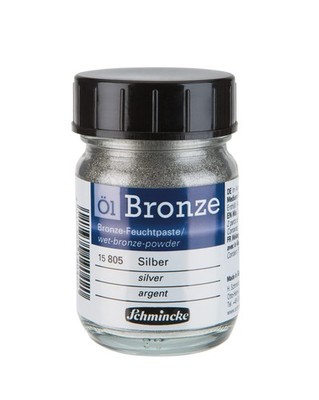  Schmincke - Oil-Bronze, silver, 50 ml, 15 805 024, for Office Product