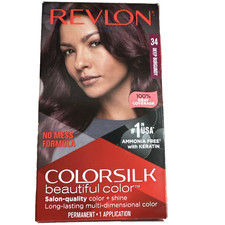 Revlon Colorsilk Beautiful Color Hair Dye 34 Deep Burgundy