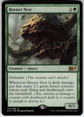 Hornet Nest 177 Rare Magic 2015 (M15) Magic: The Gathering Moderately Played