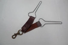 Game Bird Carrier -Leather With Bronze Ring -New Old Stock